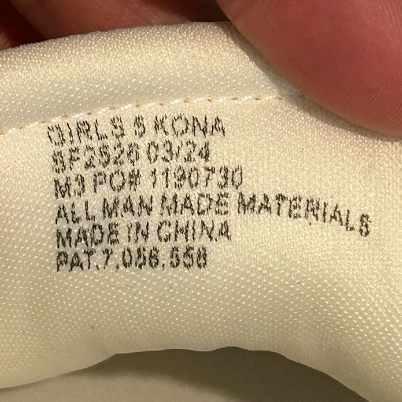 DV By Dolce Vita Girls Kona Sneaker Multi Color Youth Size 5Y - Picture 7 of 10